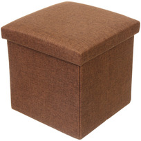 Короб для хранения вещей складной ВЕСТА, цвет коричневый, 31*31*30.5см