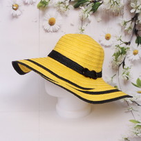 Шляпа женская с широкими полями TiraMiSu- Мирель, микс 6 цветов, р58, ширина полей 15 см