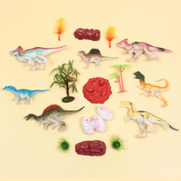 Набор динозавров Юрский Мир, 19 предметов, 29*19.2 см
