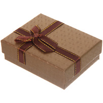 Коробка подарочная С любовью 9*7*3 см, Шоколад