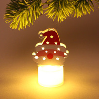 Сувенир с подсветкой Дед мороз 8*5 см