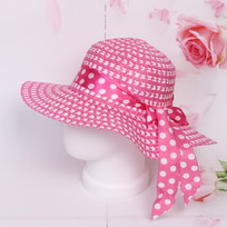 Шляпа женская с широкими полями Summer, цвет розовый, р58, ширина полей 10см