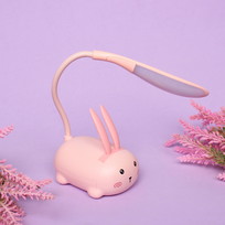 Настольная лампа Marmalade-Зайчик LED 9,2*6,8*28,5см USB 3.w 5v, Розовый