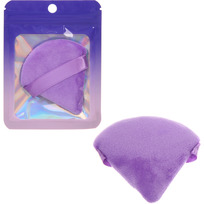 Пуховка-спонж для макияжа ЭФФЕКТО, капля, цвет фиолетовый, 4*3см