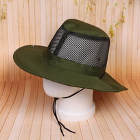 Шляпа мужская с клепками и сеткой Cowboy, микс 6 цветов, 58р, ширина полей 7,5см