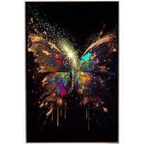 Картина интерьерная в раме КАНТОТТО, бабочка, 19*29см (термоусадочная пленка)