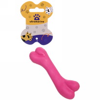 Игрушка для собаки Bubble gum-Кость 12,3см цвет розовый Ultramarine
