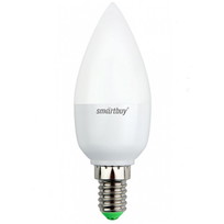 Лампа светодиодная SmartBuy, 7Вт, свеча, Е14, 220В, 550Лм, 4000К (100)