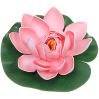 Растение водоплавающее Кувшинка Розитта d-13см нежно-розовая