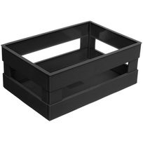 Ящик - органайзер универсальный для хранения складной ДЭСПО, цвет черный, 24*15,5*9,5см