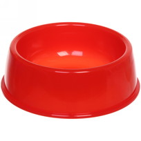 Миска пластиковая Радуга-Пэт 15,5*5см цвет красный / 280мл
