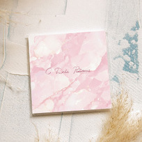 Карточка С Днем Рождения (розовая)