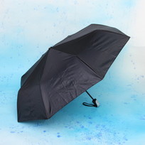 Зонт мужской автомат Ultramarine - Классика, цвет черный, 8 спиц, d-98см,длина в слож. виде 30см