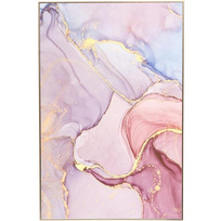 Картина интерьерная в раме ФАНТЭО, розовая пудра, 19*29см (термоусадочная пленка)