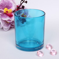 Подсвечник Oasis-Glass 8,8*10см цвет голубой