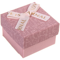 Коробка подарочная Настроение 5*5*3,5 см, Пыльно-розовый
