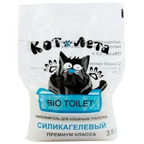 Наполнитель для кошачьего туалета КотЛета Силикагелевый 3,8л
