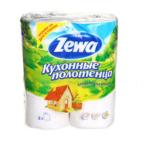 Полотенца бумажные ZEWA кухонные 2 сл., 2 рул.