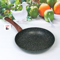 Сковорода BAROLY GREEN 24см индукционная каменная крошка, бакелитовая ручка