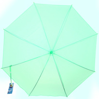 Зонт-трость женский Классический цвет мятный, 8 спиц, d-92см, длина в слож. виде 71см