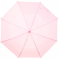 Зонт-трость женский Классический цвет нежно-розовый, 8 спиц, d-92см, длина в слож. виде 71см