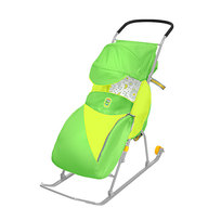 Санки-коляска Тимка 2 Комфорт зеленый Т2К