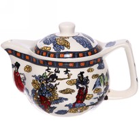 Чайник заварочный керамический 350мл с ситом Китайские красавицы