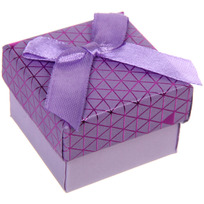 Коробка подарочная Абстракция 5*5*3,5 см, Фиолетовый