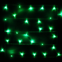 Гирлянда для дома 2,5м 24 лампы LED прозрач.пров.,8 реж, IP-20, Зелёный